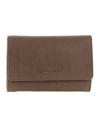Tri-Fold Wallet Taupe / Leather PC 8776 TAUP Pierre Cardin Leather Ladies Tri-Fold Wallet in Taupe