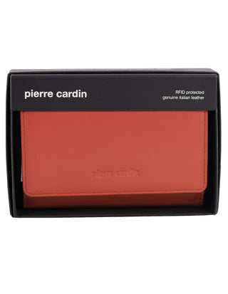 Tri-Fold Wallet Tobasco / Leather PC 8776 TOBASCO Pierre Cardin Leather Ladies Tri-Fold Wallet in Tobasco