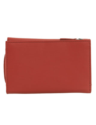 Tri-Fold Wallet Tobasco / Leather PC 8776 TOBASCO Pierre Cardin Leather Ladies Tri-Fold Wallet in Tobasco