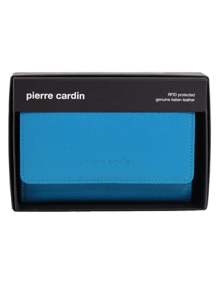 Ladies Wallet Topaz / Leather PC 8776 TOPAZ Pierre Cardin Leather Ladies Tri-Fold Wallet in Topaz