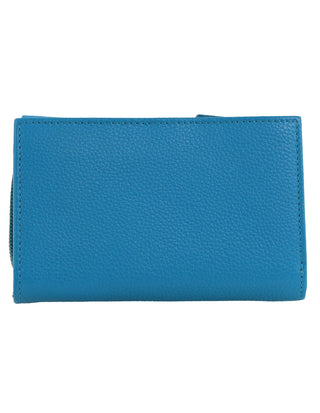 Ladies Wallet Topaz / Leather PC 8776 TOPAZ Pierre Cardin Leather Ladies Tri-Fold Wallet in Topaz