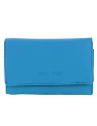 Ladies Wallet Turquoise / Leather PC 8776 TURQ Pierre Cardin Leather Ladies Tri-Fold Wallet in Turquoise