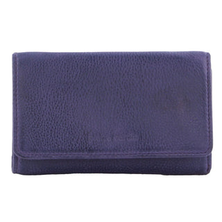 Leather Wallet Purple / Leather PC 8776 PRPL Pierre Cardin Leather Ladies Tri-Fold Wallet