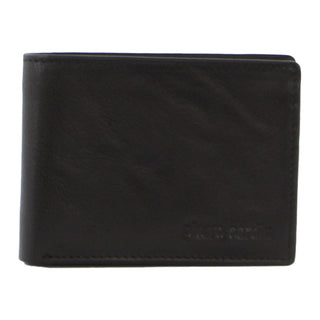 Leather Wallet Black / Leather PC 3614 BLK Pierre Cardin Leather Men's Bi-Fold Wallet in Black