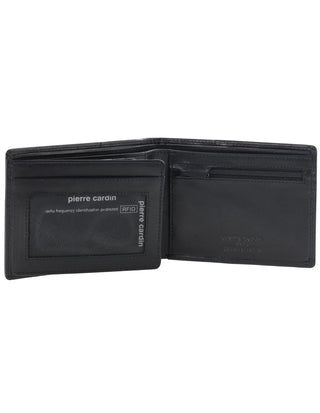 Men's Wallet Black / Leather PC 3389 BLK Pierre Cardin Leather Men's Bi-Fold Wallet in Black
