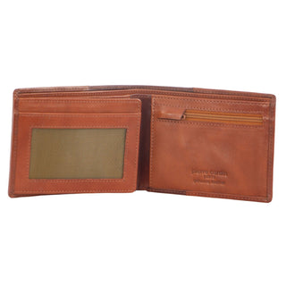 Leather Wallet Cognac / Leather PC 3389 COGC Pierre Cardin Leather Men's Bi-Fold Wallet in Cognac