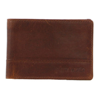 Leather Wallet Tan / Leather PC 3598 TAN Pierre Cardin Leather Men's Bi-Fold Wallet in Tan