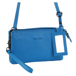 Crossbody bag Aqua / Leather PC 3743 AQUA Pierre Cardin Leather Multiway Cross Body Bag in Aqua