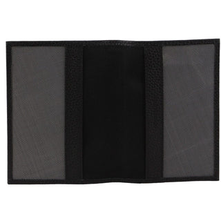 Passport Wallet Black / Leather PC 3909 BLK Pierre Cardin Leather Passport Wallet Cover in Black