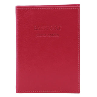 Passport Wallet Fuchsia / Leather PC 3909 FSCA Pierre Cardin Leather Passport Wallet Cover in Fuchsia