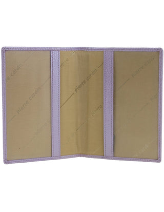 Wallets Metallic Lilac / Leather PC 3909 METALLIC LILAC Pierre Cardin Leather Passport Wallet Cover in Metallic Lilac