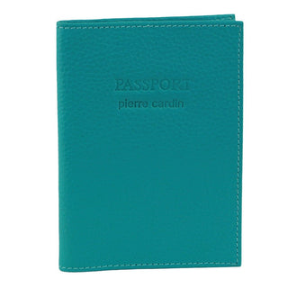 Passport Wallet Turquoise / Leather PC 3909 TURQ Pierre Cardin Leather Passport Wallet Cover in Turquoise