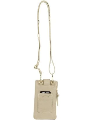 Phone Bag Cement PC 3891 CEMENT Pierre Cardin Leather Phone Bag in Cement