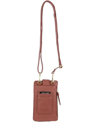 Phone Bag Rose PC 3891 ROSE Pierre Cardin Leather Phone Bag in Rose