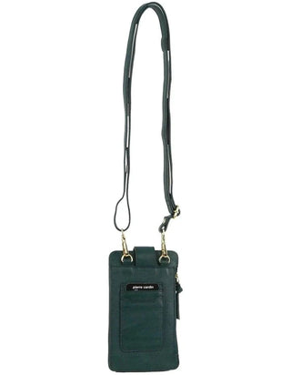 Phone Bag Zirkon PC 3891 ZIRKON Pierre Cardin Leather Phone Bag in Zirkon