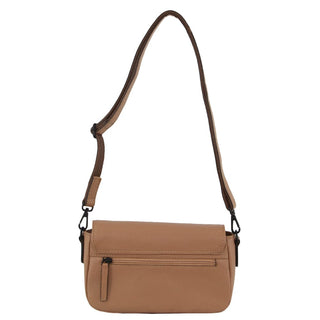 Crossbody bag Burro / Leather PC 3728 BURRO Pierre Cardin Leather Pleated Design Crossbody Bag in Burro