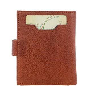 Leather Wallet Tan / Leather PC 3644 TAN Pierre Cardin Leather Smart Slide Card Holder Tab Wallet in Tan