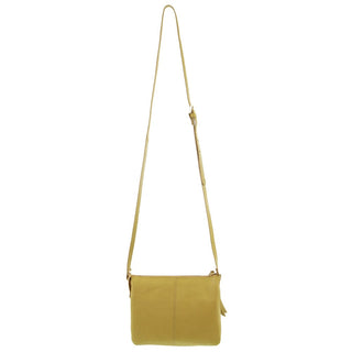 Crossbody bag Yellow / Leather PC 3655 YELL Pierre Cardin Leather Tassel Crossbody Bag in Yellow