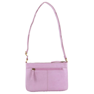 Crossbody Bag Pink / Leather PC 3806 PINK Pierre Cardin Leather Textured Crossbody Bag in Pink