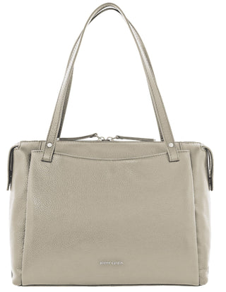 Tote Bag Bone / Leather PC 4083 BONE Pierre Cardin Leather Tote Bag in Bone