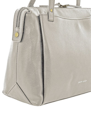 Tote Bag Bone / Leather PC 4083 BONE Pierre Cardin Leather Tote Bag in Bone