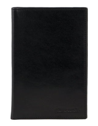 Black PC 3907 BLK Pierre Cardin Leather Travel/Passport Wallet