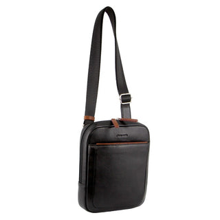 Crossbody bag Black / Leather PC 3602 BLK Pierre Cardin Leather Unisex Cross Body Bag in Black