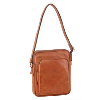 Crossbody bag Cognac / Leather PC 2804 COGN Pierre Cardin Leather Unisex Cross Body Bag in Cognac