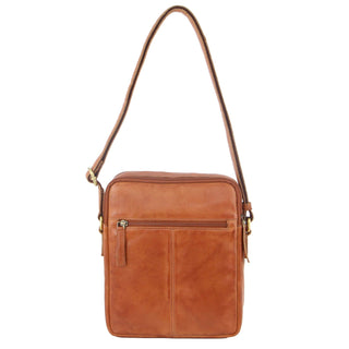 Crossbody bag Cognac / Leather PC 2804 COGN Pierre Cardin Leather Unisex Cross Body Bag in Cognac