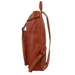 Backpack Cognac / Leather PC 3753 COGN Pierre Cardin Leather Women's Backpack in Cognac