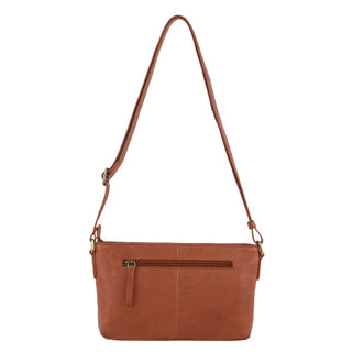 Crossbody bag Tan / Leather PC 3692 TAN Pierre Cardin Leather Woven Design Crossbody Bag in Tan