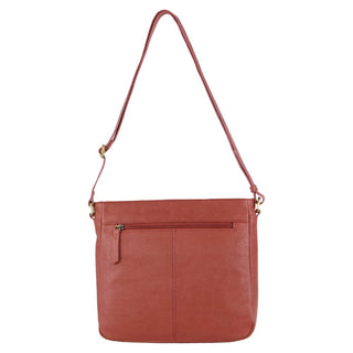 Crossbody bag Marsala / Leather PC 3690 MARSALA Pierre Cardin Leather Woven-Stich Design Crossbody Bag in Marsala