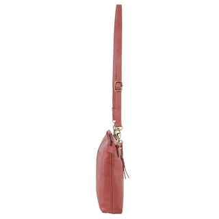 Crossbody bag Marsala / Leather PC 3691 MARSALA Pierre Cardin Leather Wristlet Crossbody Bag in Marsala