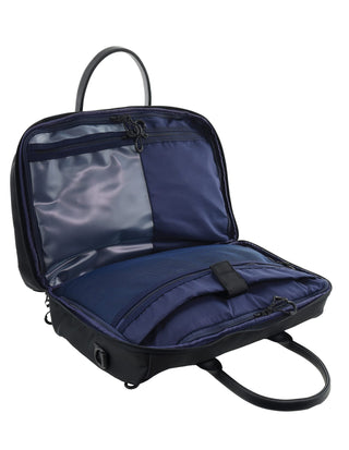 Overnight Bag Black / Nylon PC 4104 BLACK Pierre Cardin Luxe Nylon Carry On Bag in Black