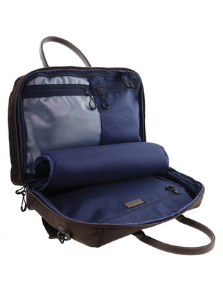 Overnight Bag Chocolate / Nylon PC 4104 CHOC Pierre Cardin Luxe Nylon Carry On Bag in Chocolate