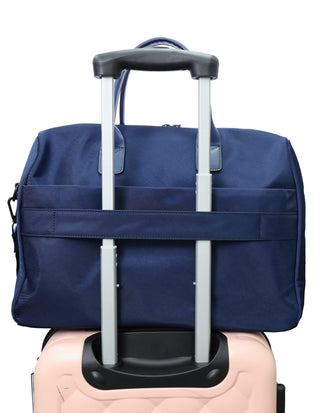 Overnight Bag Navy / Nylon PC 4104 NAVY Pierre Cardin Luxe Nylon Carry On Bag in Navy