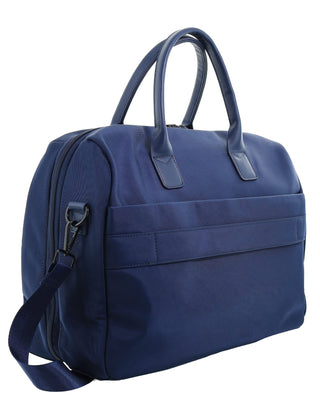 Overnight Bag Navy / Nylon PC 4104 NAVY Pierre Cardin Luxe Nylon Carry On Bag in Navy