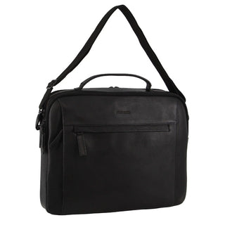 Laptop & Business bags Black / Leather PC 3876 BLK Pierre Cardin Men's Italian Leather Computer Bag in Black