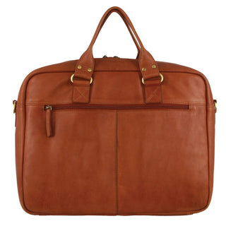 Laptop & Business bags Cognac / Leather PC 3710 COGN Pierre Cardin Men's Italian Leather Computer Bag in Cognac