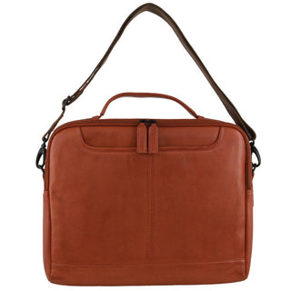 Laptop & Business bags Cognac / Leather PC 3876 COGN Pierre Cardin Men's Italian Leather Computer Bag in Cognac