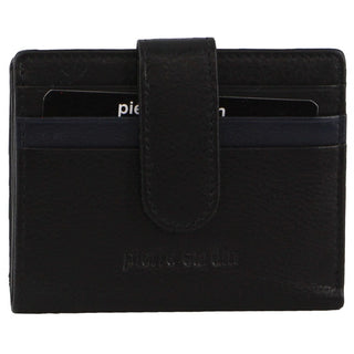 Leather Wallet Black / Leather PC 3325 BLK-NVY Pierre Cardin Men's Leather  Bi-Fold Card Holder/Wallet in Black