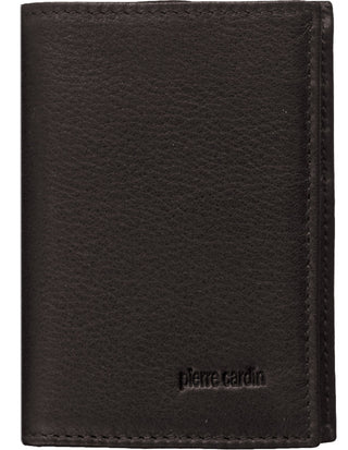 Leather Wallet Black / Leather PC 8784 BLK Pierre Cardin Men's Leather Bi-Fold Wallet in Black