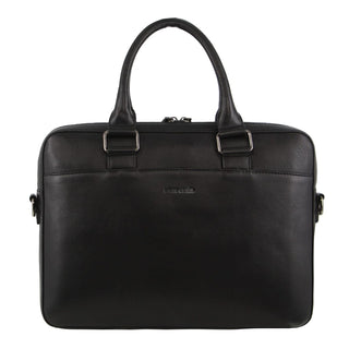 Laptop & Business bags Black / Leather PC 3817 BLK Pierre Cardin Men's Leather Business Satchel Bag in Black