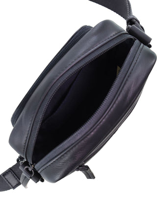 Crossbody Bag Black / Leather PC 4007 BLK Pierre Cardin Men's Leather Classic Crossbody Bag in Black