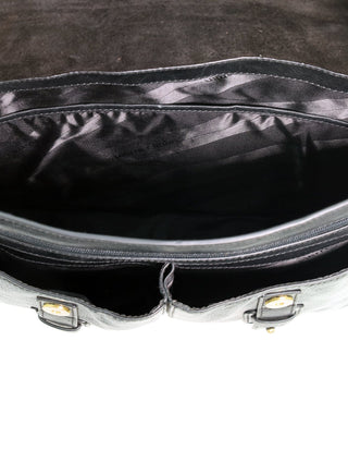 Laptop & Business bags Black / Leather PC 4093 BLK Pierre Cardin Men's Leather Rustic Messenger/Computer Bag in Black