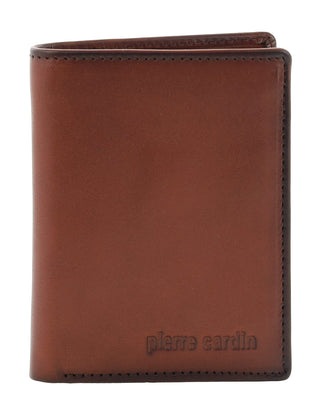 Men's Wallet Brandy / Leather PC 3615 BRANDY Pierre Cardin Men's Leather Tri-Fold Wallet in Brandy