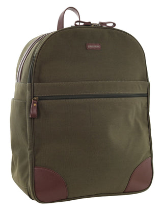Backpack Brown / Canvas PC 4027 BRN Pierre Cardin Men's Nomad Canvas Backpack in Brown