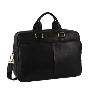 Laptop & Business bags Black / Leather PC 3811 BLK Pierre Cardin Men's Rustic Business Computer Bag in Black