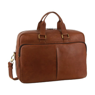 Laptop & Business bags Cognac / Leather PC 3811 COGN Pierre Cardin Men's Rustic Business Computer Bag in Cognac