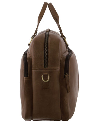 Laptop & Business bags Oak / Leather PC 3811 OAK Pierre Cardin Men's Rustic Business Computer Bag in Oak